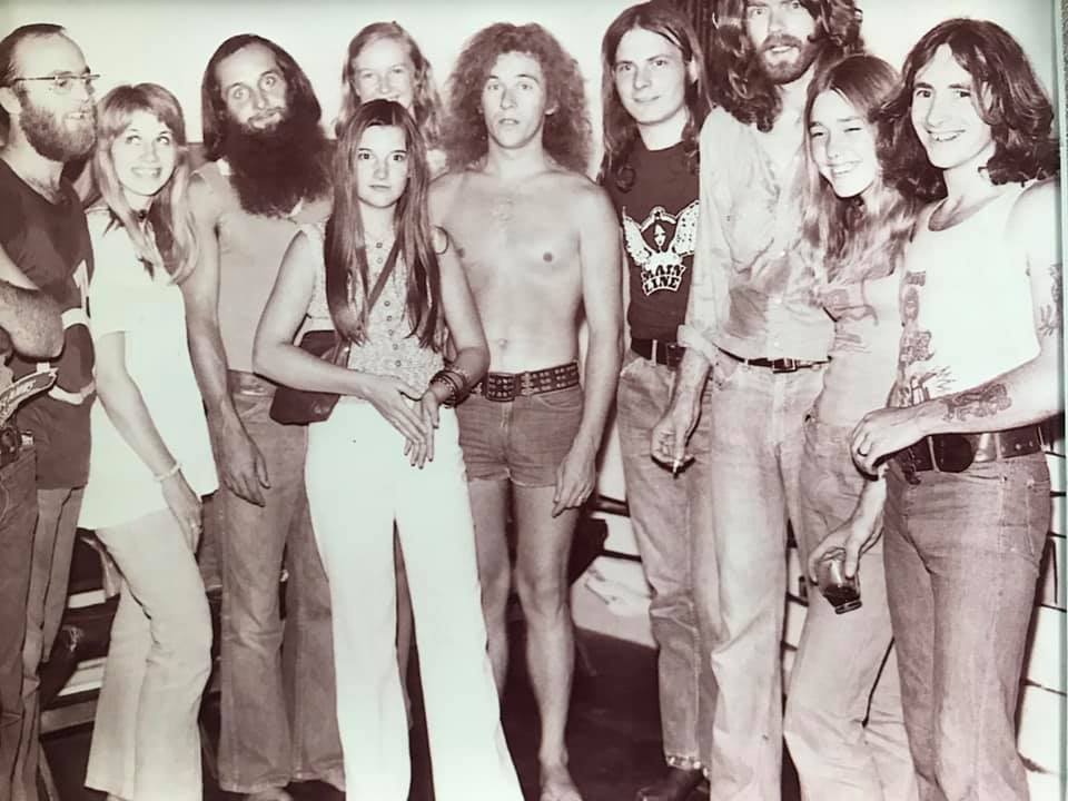 With fans in Port Lincoln, 1972